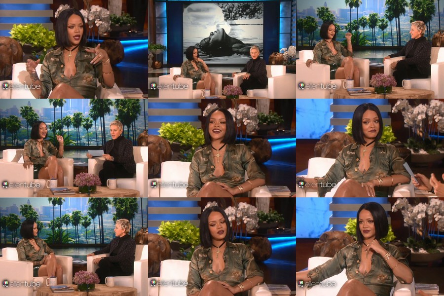 دانلود محاسبه ی Rihanna در Ellen 2016